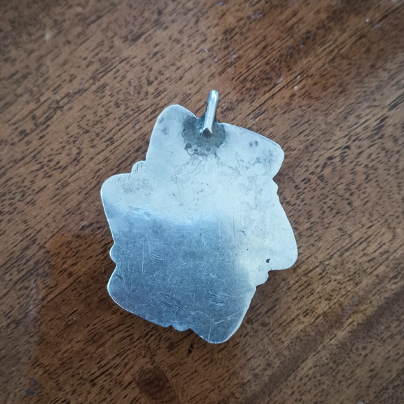 Vintage Navajo turquoise pendant - Picture 5 of 10